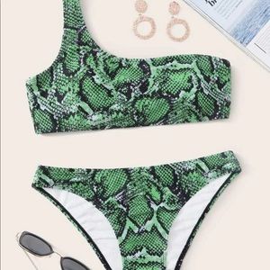 Snakeskin swimsuit